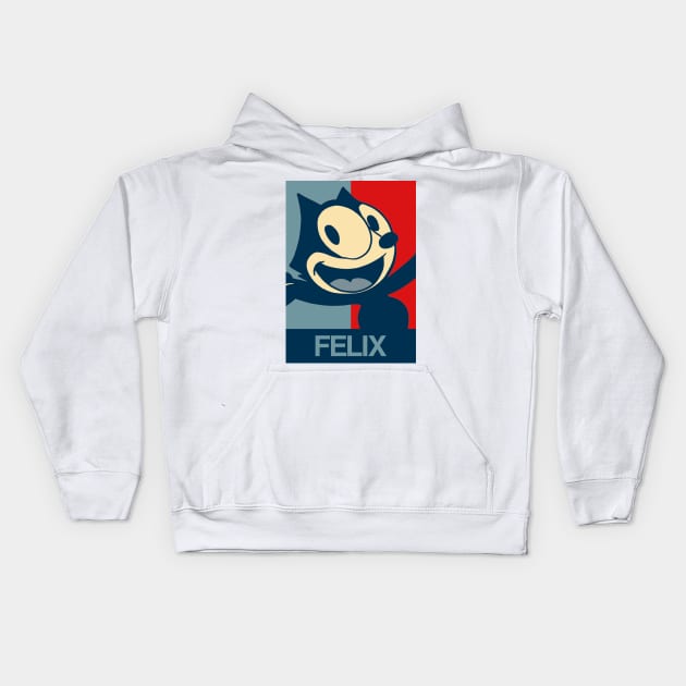 Felix The Cat Kids Hoodie by mrcatguys